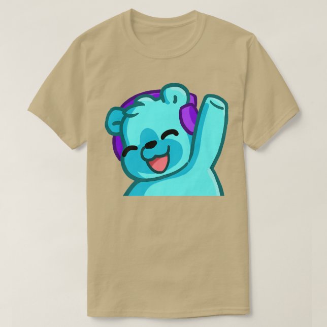 T-shirt Happy Bear Waving Premium (Design devant)