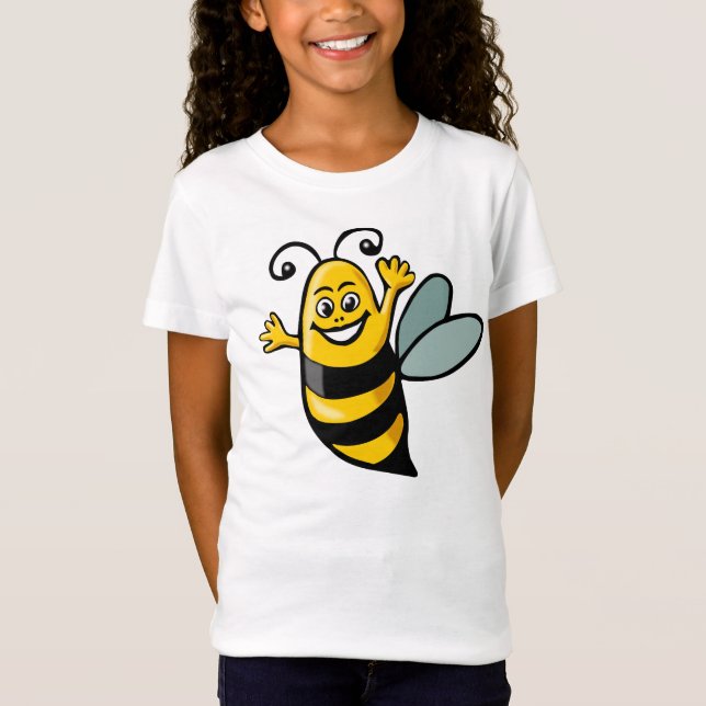 T-Shirt Happy Bee - Customisé (Devant)