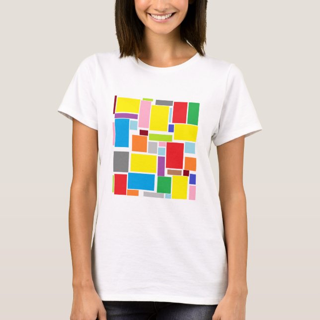 T-shirt Happy block shirt (Devant)