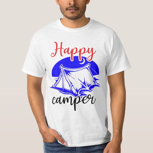 T-shirt Happy Camper (Devant)