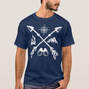 T-shirt Happy Camper Camping Drôle Cadeau Hommes Femmes En