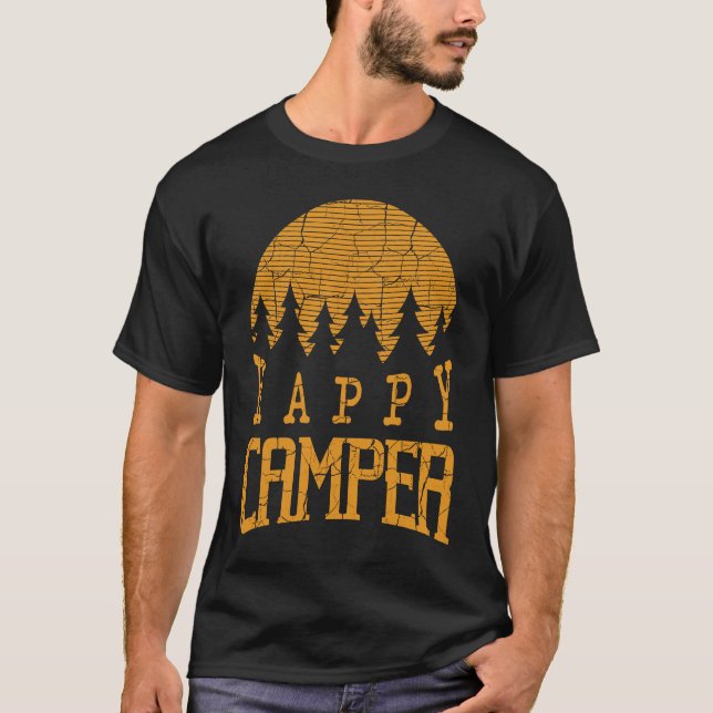 T-shirt Happy Camper for Family (Devant)