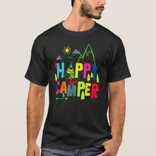 T-shirt Happy Camper Hommes Femmes Enfants 1