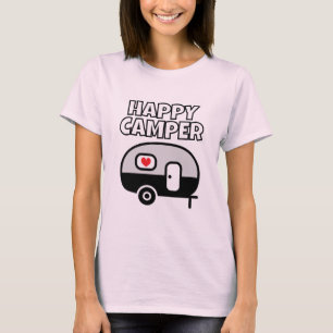 T-shirt Happy Camper pour amateur de camping