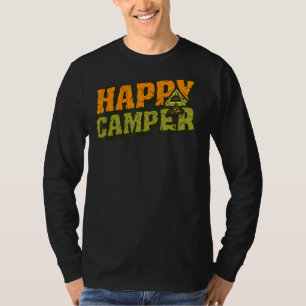 T-shirt Happy Camper Tent Camping Cool