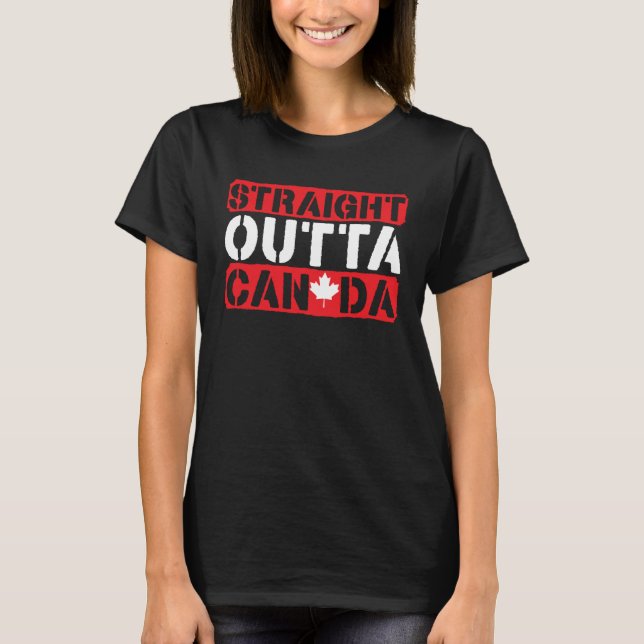 T-shirt Happy Canada Day Canadian Canada Flag Maple Leaf   (Devant)