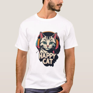 T-shirt Happy Cat
