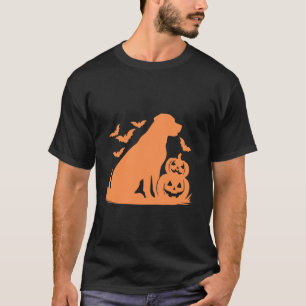 T-shirt Happy Chien Halloween Costume Fantôme Funny Chiens