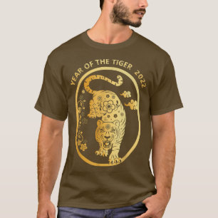 T-shirt Happy Chinese New Year 2022 Year of the Tiger Zodi