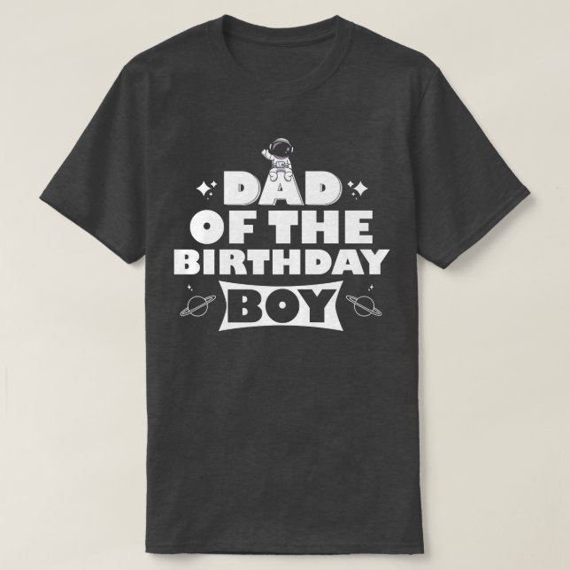 T-shirt Happy Dad On Kids Birthday  (Design devant)