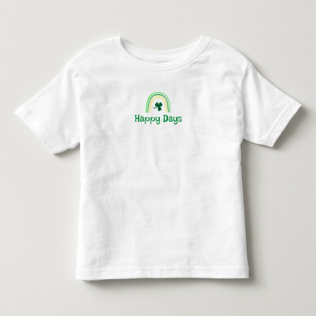 T-Shirt "Happy Days" für Kleinkinder (Vorderseite)