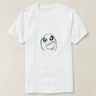 T-shirt Happy Derp Meme