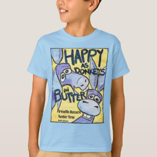 T-shirt Happy Donkeys, enfants XS