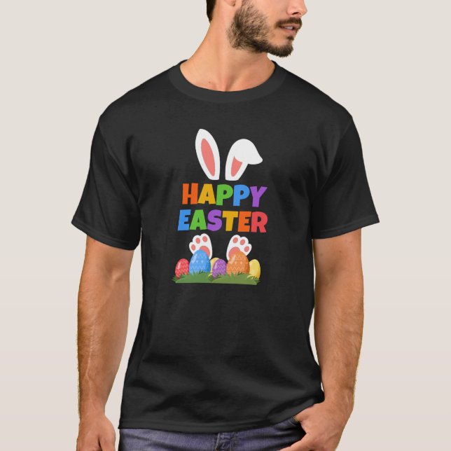 T-shirt Happy Easter Bunny  (Devant)