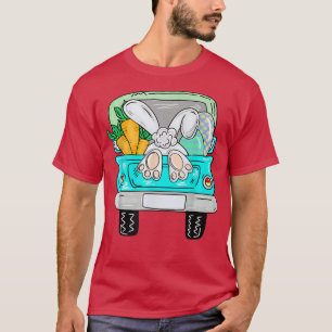 T-shirt Happy Easter Bunny Truck 