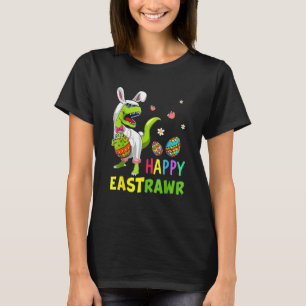 T-shirt Happy Eastrawr T Rex Bunny Oeuf de Pâques Funny Di