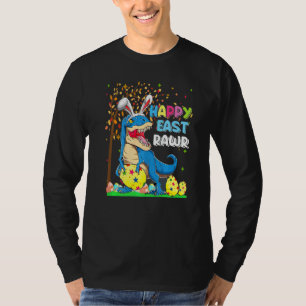 T-shirt Happy Eastrawr T Rex Dinosaur Ados Garçons Est