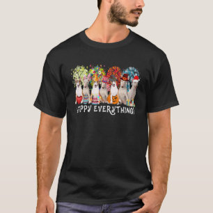 T-shirt Happy Everything Bull Terrier Chien saisons toute