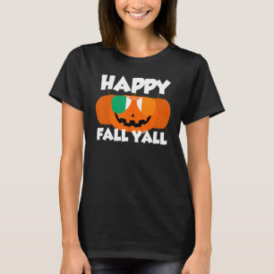 T-shirt Happy Fall Y'all Thanksgiving Pumkin Ireland