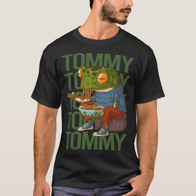T-shirt Happy Frog - Tommy Name (Devant)