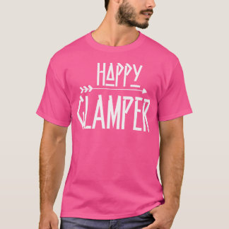 T-shirt Happy Glamper - Camper Glamping Camping En Plein A