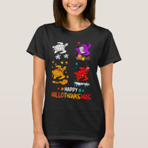 T-shirt Happy Hallo Merci Mas Thanksgiving Halloween Noël
