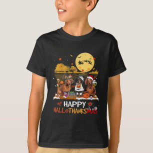T-shirt Happy Hallothanksmas Halloween Thanksgiv