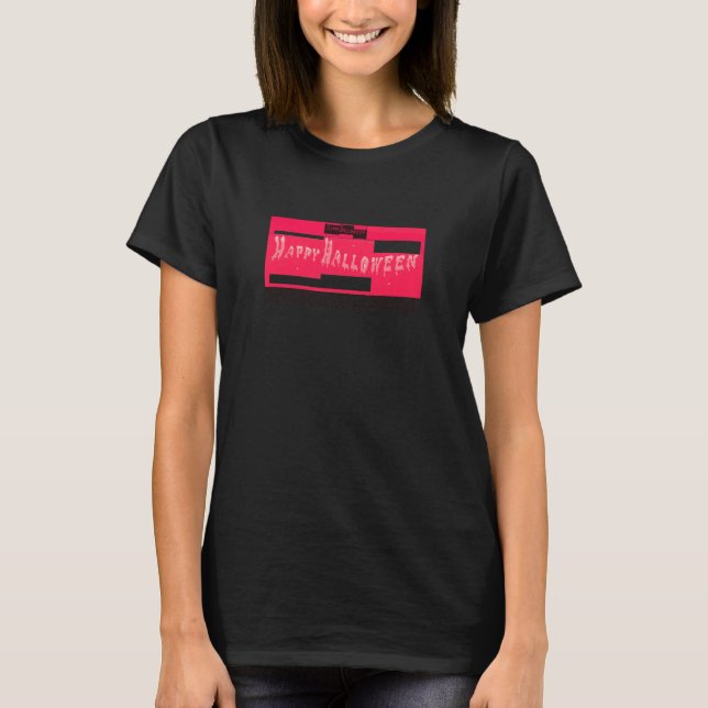T-shirt Happy Halloween - (Devant)