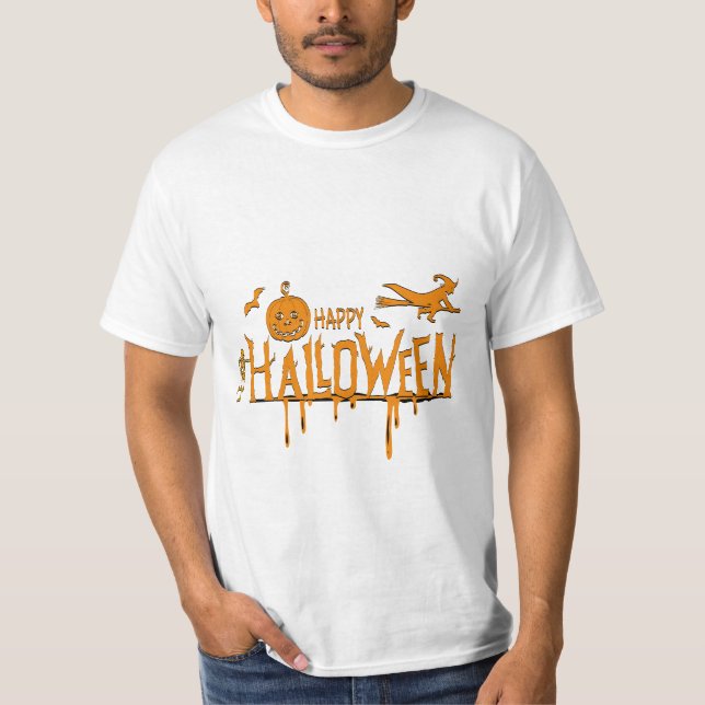 T-shirt happy halloween (Devant)