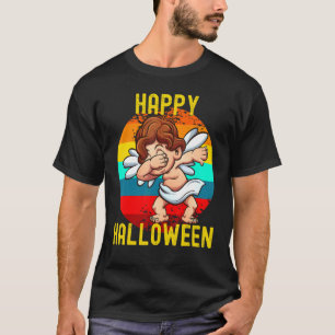 T-shirt Happy Halloween Cute Dabbing Angel Cherub