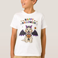 Happy Halloween Cute Dog Bat Trick-or-Treat Boys’