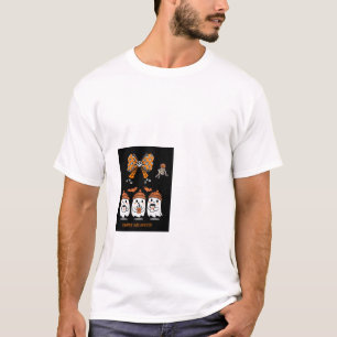T-shirt Happy Halloween – fantômes café mignons