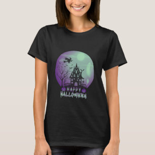 T-shirt Happy Halloween Haunted House Halloween