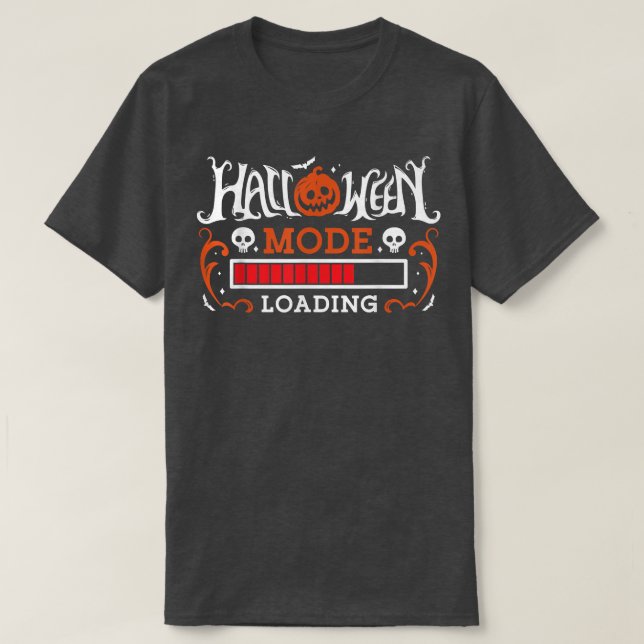 T-shirt Happy Halloween humeur Chargement génial Boo drôle (Design devant)