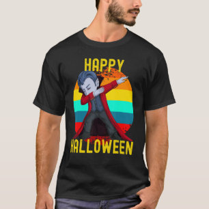 T-shirt Happy Halloween mignonne Dabbing Dracula Kids Vamp