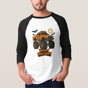 T-shirt Happy halloween Monster camion