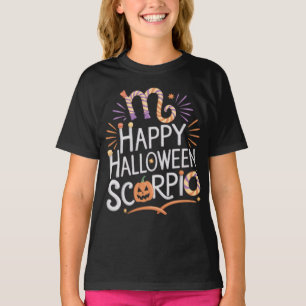 T-shirt Happy Halloween, Scorpio Halloween Scorpio Citatio