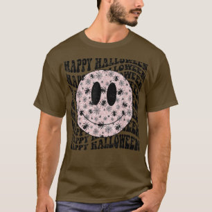 T-shirt Happy Halloween Smile Face Drôle Halloween Déplais