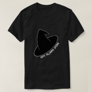 T-shirt Happy Halloween sorcières Casquette Graphic
