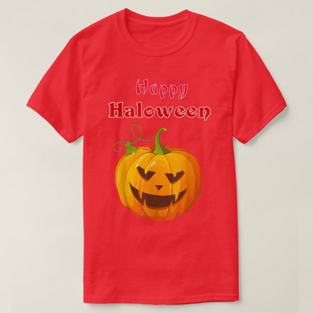 T-shirt Happy haloween (Design devant)