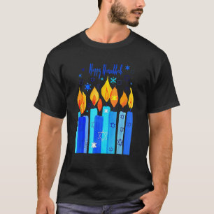 T-shirt Happy Hanukkah Festival of Light Star Of David