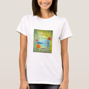 T-shirt Happy Happy Tad Face Abstrait Hankamer Artjunkhaus