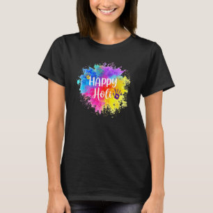T-shirt Happy Holi Festival Inde couleurs Printemps pour l