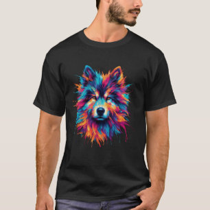 T-shirt Happy Holi Festival Indien Des Couleurs Visage D'a