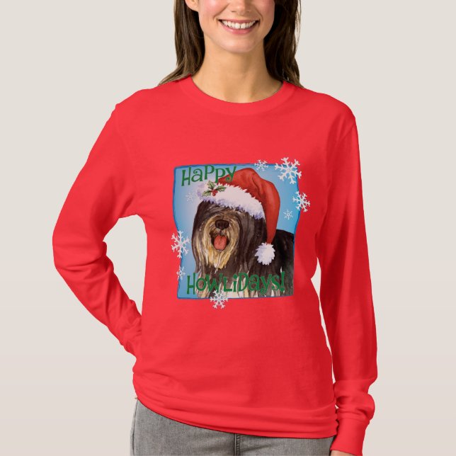 T-shirt Happy Howlidays PON (Devant)