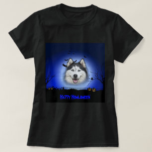 T-shirt Happy Howloween Husky