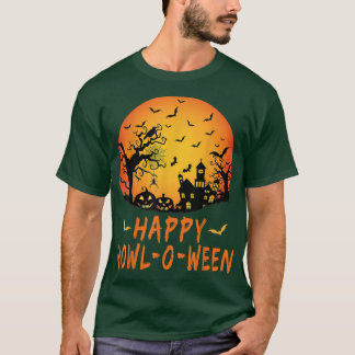 T-shirt Happy Howloween, Scary Éffrayant Spider Bat, Hallo