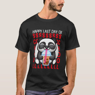 T-shirt Happy Last Day Of School Students And Teacher Pand