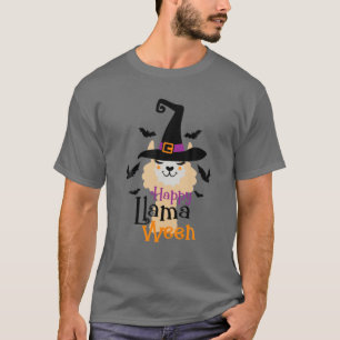 T-shirt Happy Llamaween Funny Llama Halloween Vibes