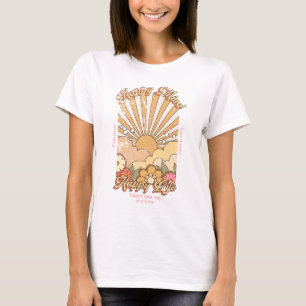 T-shirt Happy Mind Happy Life Hippy Vibes Super
